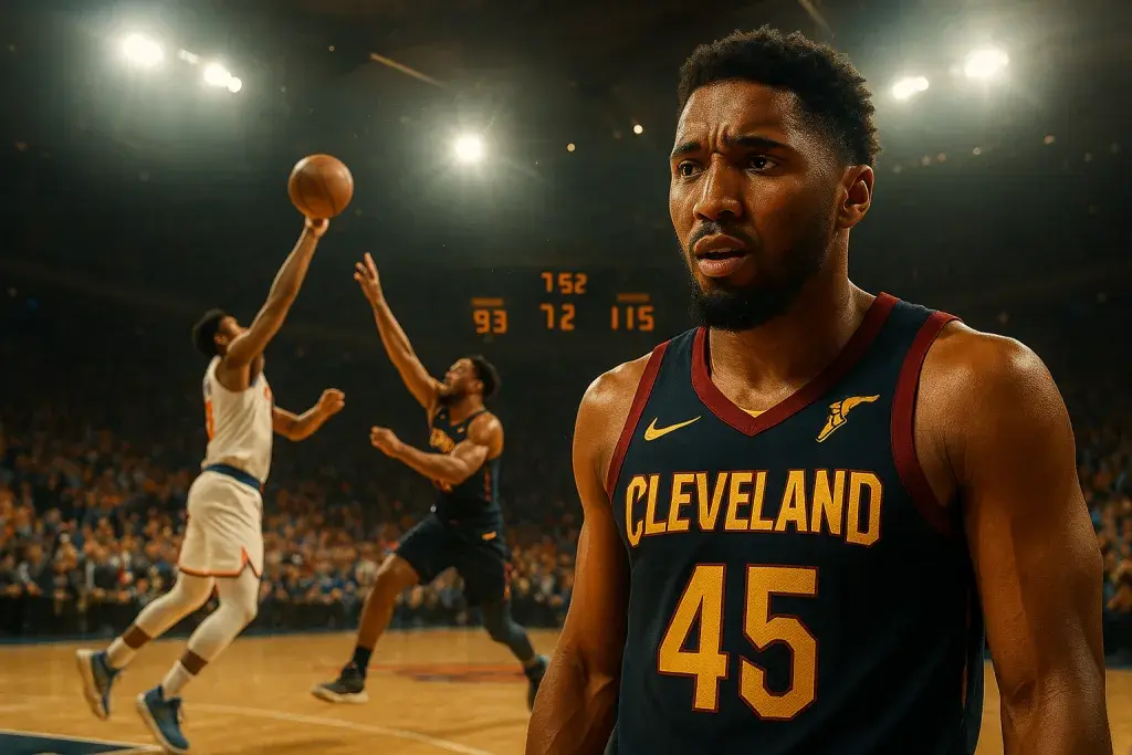 Cavaliers star Donovan Mitchell offers explicit assessment of the team's historic collapse to the Knicks