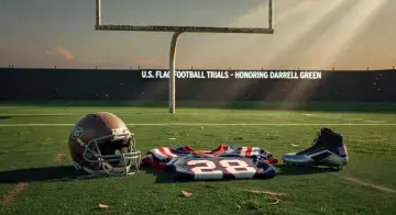Pro Football Hall of Famer Darrell Green attends U.S. flag football national team trials